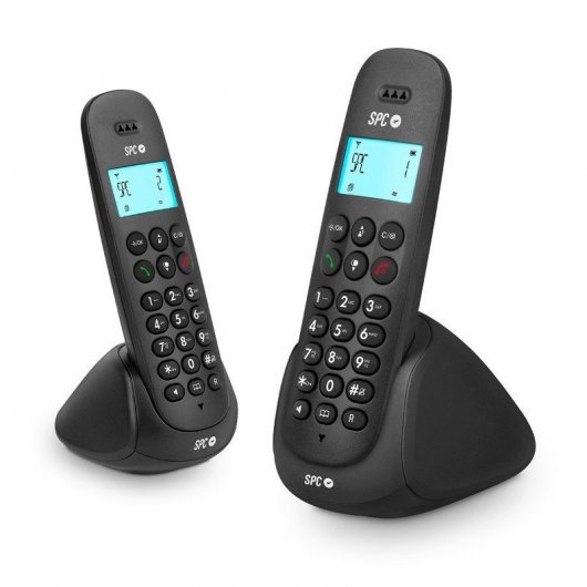 SPC Art Duo Telefone Sem Fios Preto