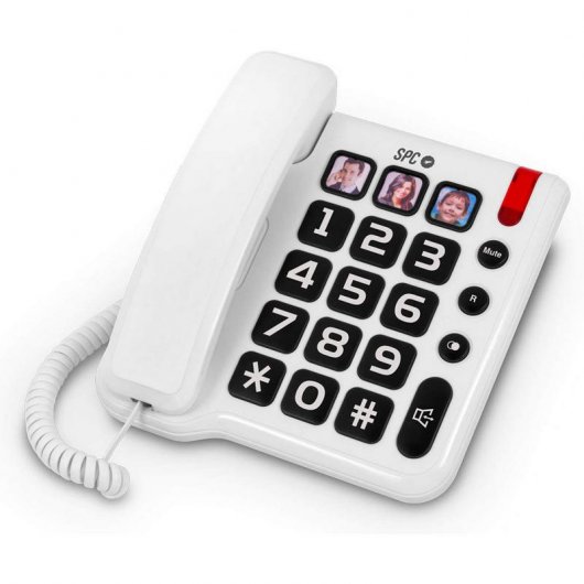 SPC Comfort Numbers Telefone Fixo Branco