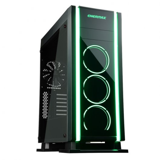 Enermax Saberay USB 3.0 RGB Cristal Templado Negro