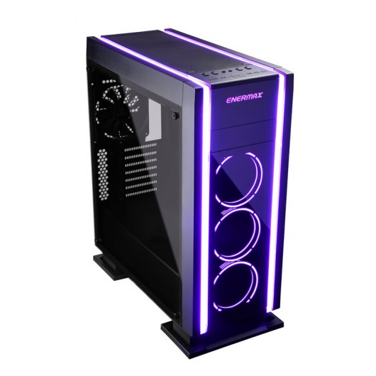 Enermax Saberay USB 3.0 RGB Cristal Templado Negro