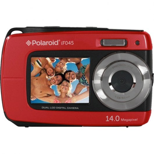 Polaroid IF045 14MP Pantalla Dual Roja