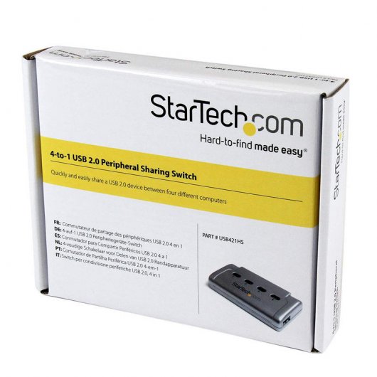 Startech Conmutador USB 2.0 Gris