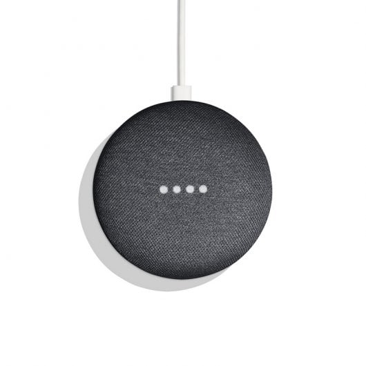 Google Chromecast + Google Home Mini Altavoz Inteligente y Asistente Carbón