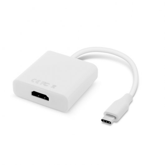 Unotec Adaptador USB-C a HDMI Blanco