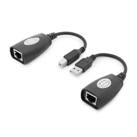 Unotec Extensor USB por RJ-45 para Impresoras
