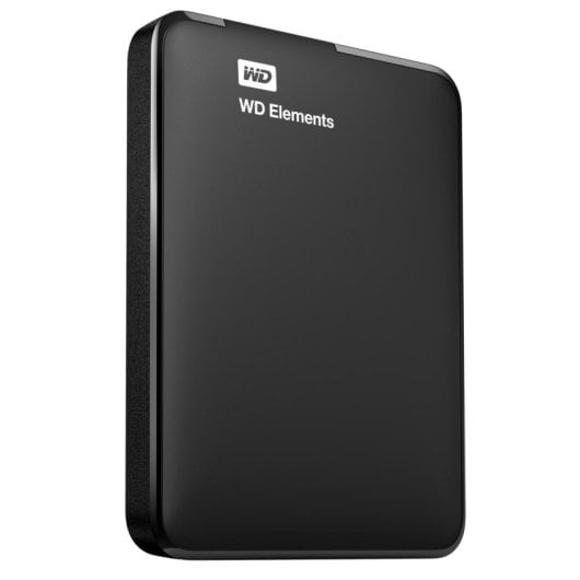 Disco Duro WD 4TB HDD USB 3.0 5000 Mbit/s Elements Portatile Nero Plug and Play