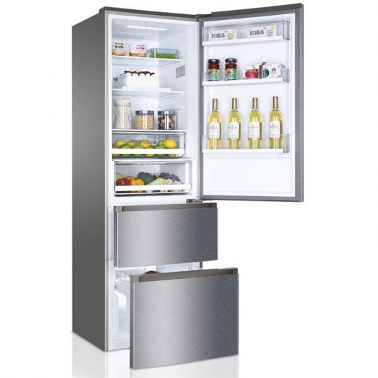 Haier A3FE635CGJE Frigorífico Combi No Frost A+ Titanium