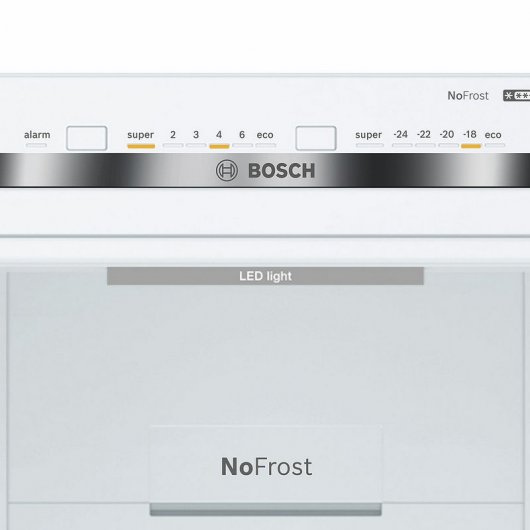 Bosch Serie 4 KVN39IR3B Frigorífico Combi No Frost A++ Rojo