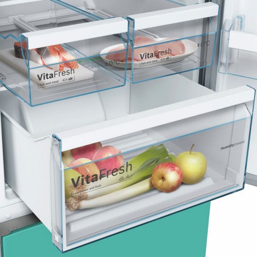 Bosch Serie 4 KVN39IA3B Frigorífico Combi No Frost A++ Azul Turquesa