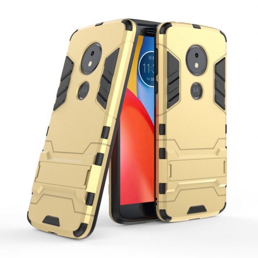 German Tech Cool Shield Funda Dorada para Motorola Moto E5