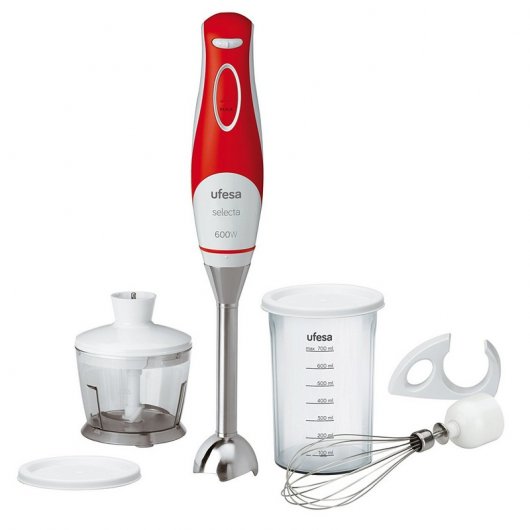 Ufesa BP4566 Vario Mixer Batidora de Mano 600W Roja
