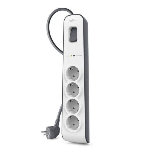Régua de tomadas Belkin BSV400VF2M 4 tomadas com Proteção cabo 2 m