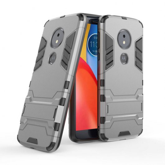 German Tech Cool Shiled Funda Gris Oscuro para Motorola Moto E5