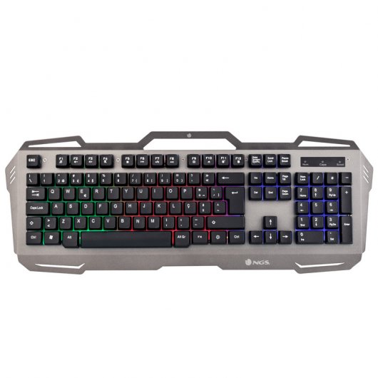 NGS GBX-1500 tastiera Mouse incluso Nero, Grigio