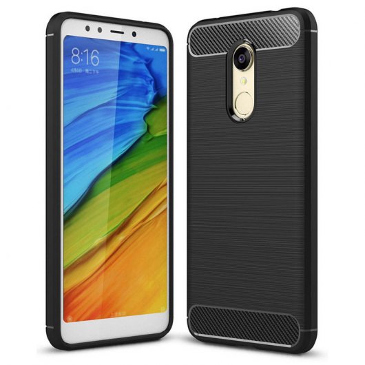 German Tech FundaTPU Elite Carbon Negra para Xiaomi Redmi 5 Plus