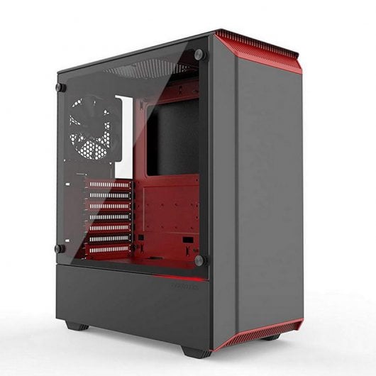 Phanteks Eclipse P300 Vidro Temperado USB 3.0 Preta/Vermelha