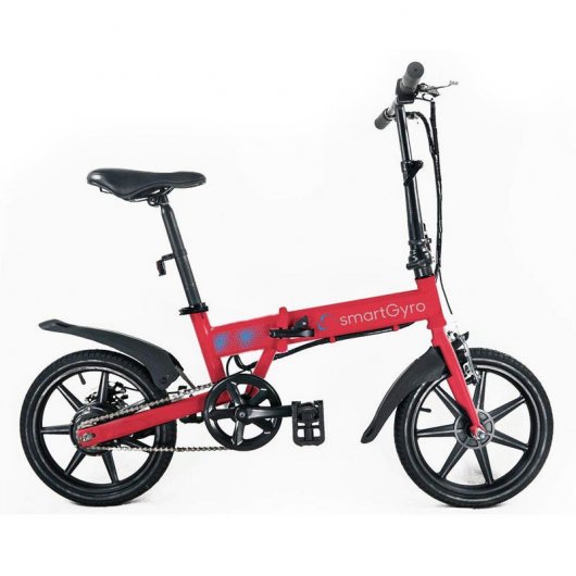 SmartGyro Ebike Bicicleta Elétrica Vermelha