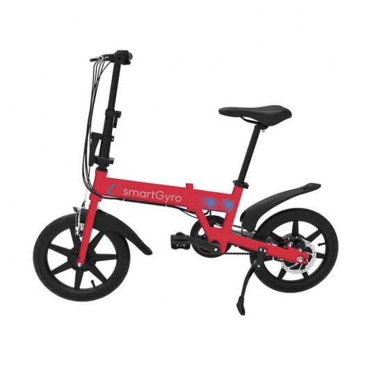 SmartGyro Ebike Bicicleta Elétrica Vermelha