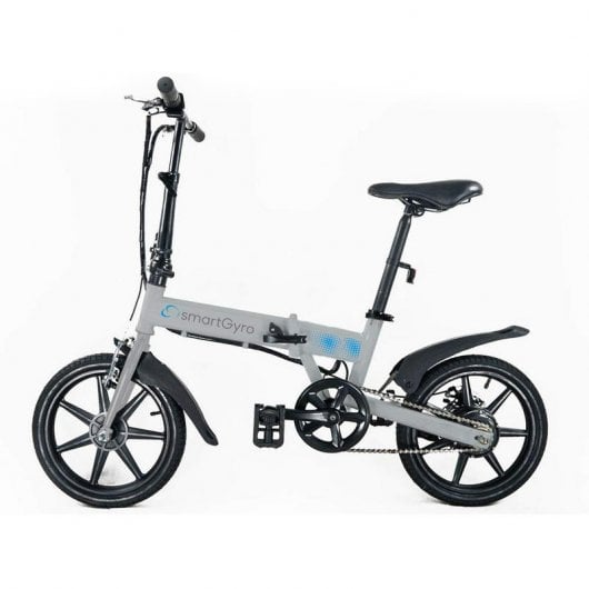 SmartGyro Ebike Bicicleta Eléctrica Plata