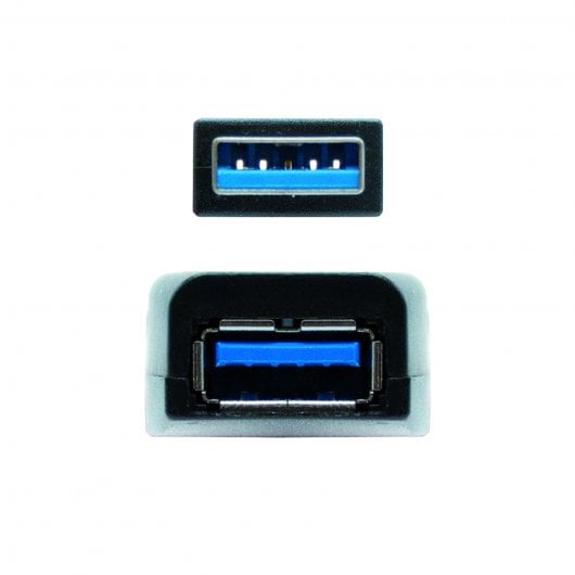 Nanocable Prolongador Amplificado USB 3.0 A/M-A/H 10m Negro