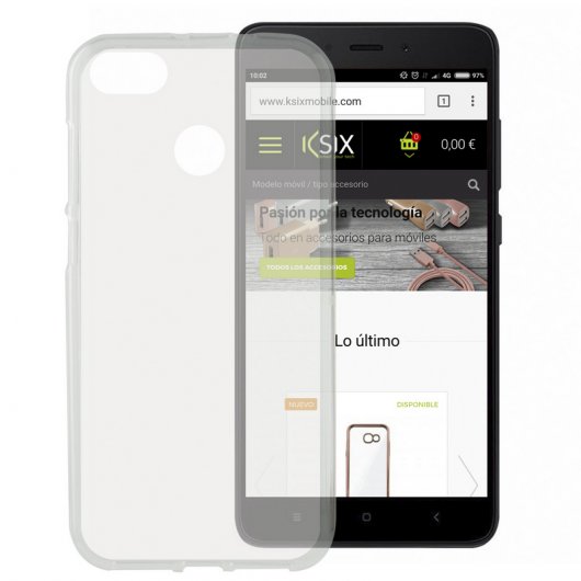 Ksix Flex Funda Transparente para Xiaomi Redmi 4X