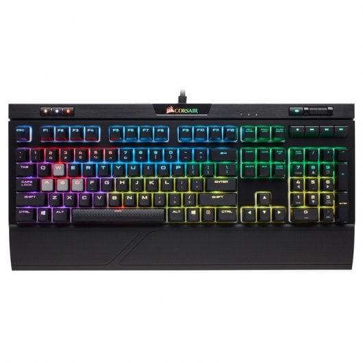 Corsair Strafe RGB MK.2 Teclado Mecánico Gaming Retroiluminado Cherry MX Silent Negro