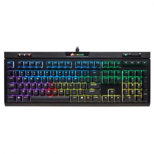 Corsair Strafe RGB MK.2 Teclado Mecánico Gaming Retroiluminado Cherry MX Silent Negro