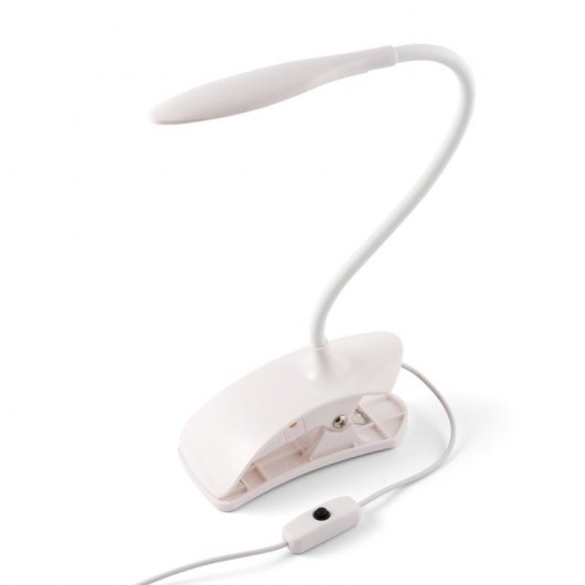 Lámpara Flexo LED USB con Pinza