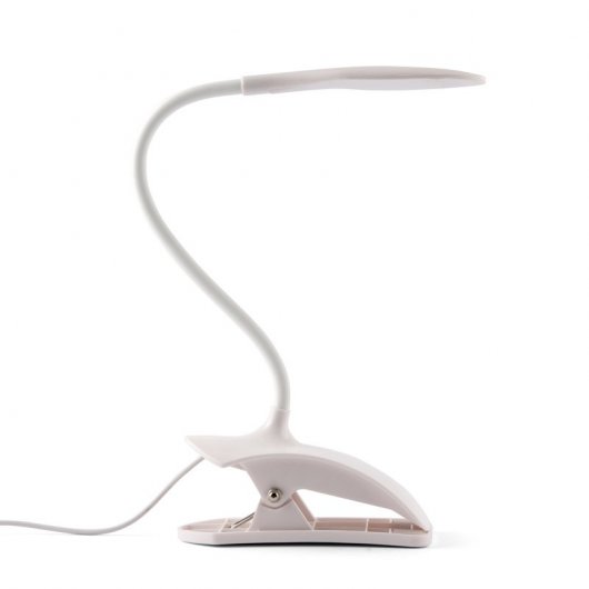 Lámpara Flexo LED USB con Pinza