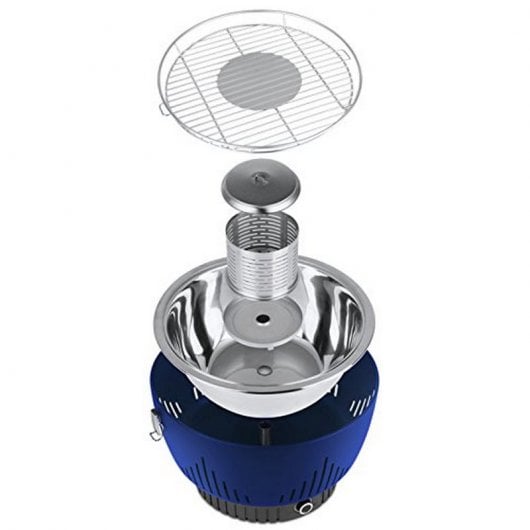 Medion MD17700 Parrilla de Carbón con Ventilación Activa Azul