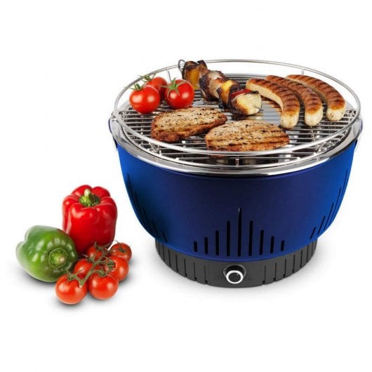 Medion MD17700 Parrilla de Carbón con Ventilación Activa Azul