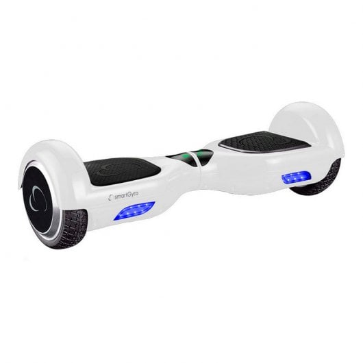 SmartGyro Go-Kart Pack X1s Hoverboard Blanco + Go-Kart Pro Silla para Hoverboard Negra