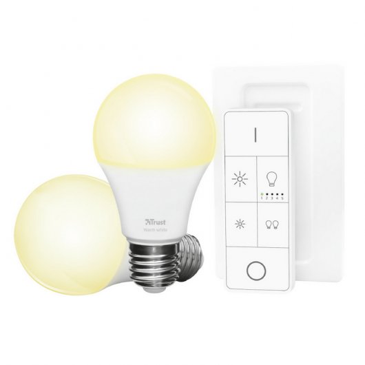 Trust Zigbee Set 2 bombillas LED + Control Remoto ZLED-2709R