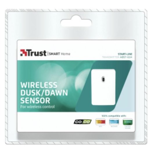 Capteur de Mouvement Trust ABST-604 Sans fil Intérieur/Extérieur Activation crépusculaire