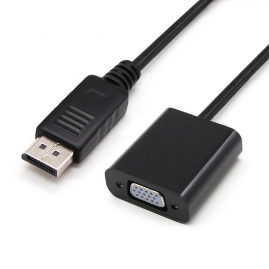 Nanocable Conversor DisplayPort a sVGA Negro 15 cm