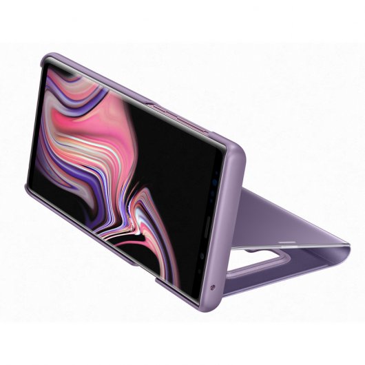 Samsung Clear View Standing Funda Lavanda para Galaxy Note 9