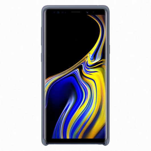 Samsung Silicone Cover Funda Azul para Galaxy Note 9