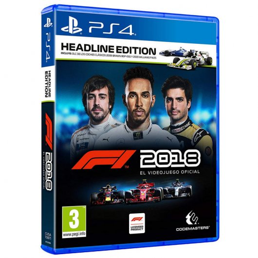 Formula 1 2018 Headline Edition PS4