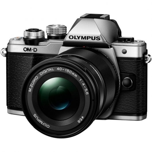 Olympus OM-D E-M10 Mark II Plata + 14-42 mm IIR + 40-150 mm II