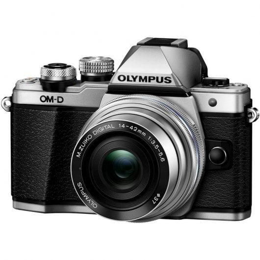 Olympus OM-D E-M10 Mark II Plata + 14-42 mm IIR + 40-150 mm II