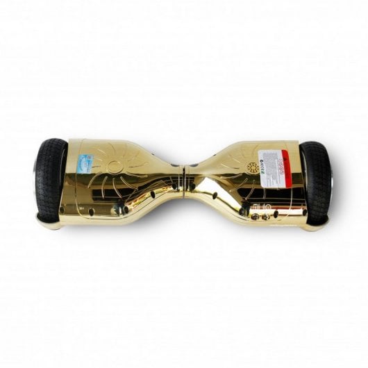 Skateflash K6 Hoverboard Bluetooth Oro Cromado + Bolsa de Transporte