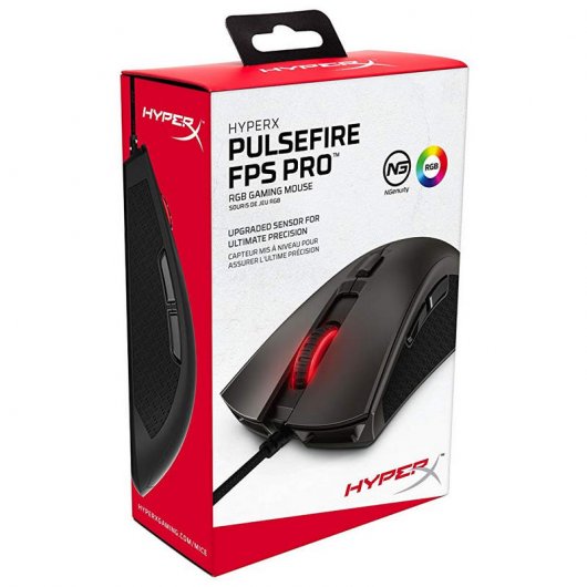 HyperX Pulsefire FPS Pro mouse Ambidestro USB tipo A Ottico 16000 DPI