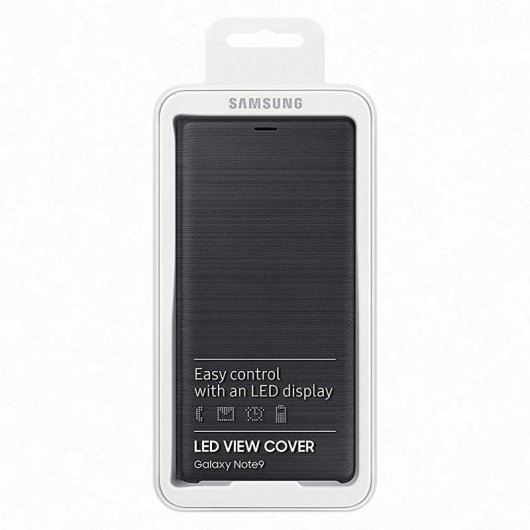 Samsung Led View Cover Funda Negra para Galaxy Note 9