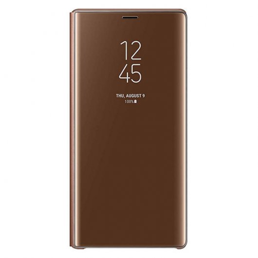 Samsung Clear View Standing Funda Marrón para Galaxy Note 9