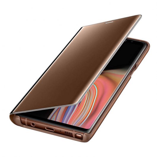 Samsung Clear View Standing Funda Marrón para Galaxy Note 9