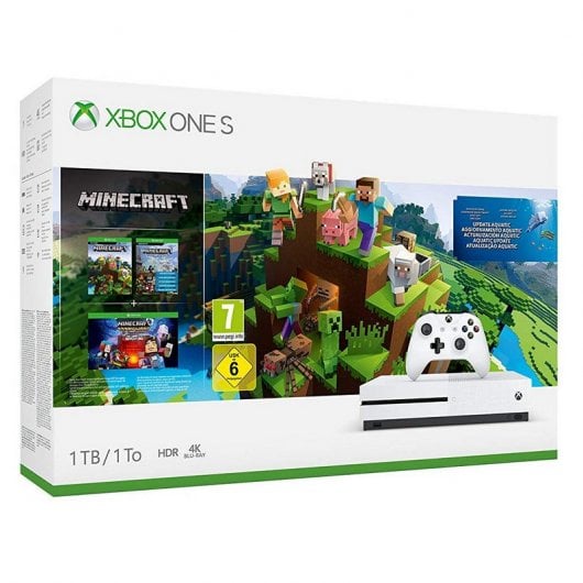 Microsoft Xbox One S 1TB + Minecraft Collection