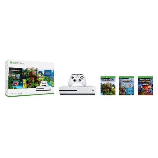 Microsoft Xbox One S 1TB + Minecraft Collection