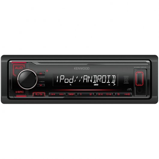 Kenwood KMM-204 Autoradio USB/Radio FM/Aux
