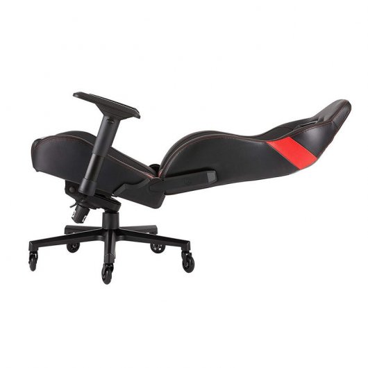 Chaise de jeu Corsair T2 Road Warrior noir/rouge