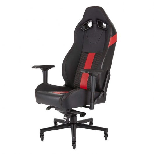Chaise de jeu Corsair T2 Road Warrior noir/rouge